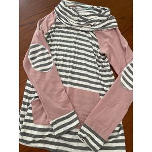 P.S. Kate Striped Sweatshirt Size M
